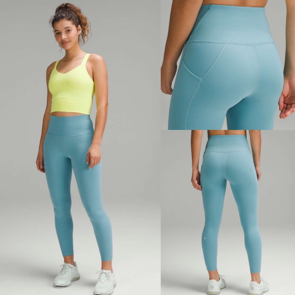 Lululemon Wunder Train High-Rise Tight with‎ Pockets 25"
Tidal Teal! EUC